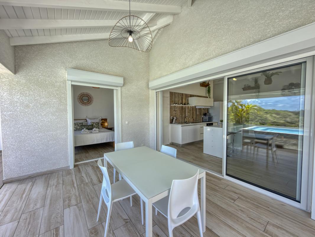 13.Location villa 2 chambres piscine vue mer Le Gosier Guadeloupe